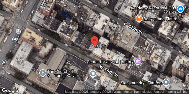 Aerial map of 31 WEST 16 STREET, Manhattan