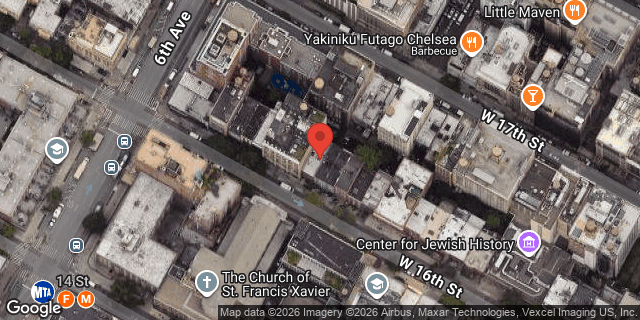Aerial map of 41 WEST 16 STREET, Manhattan