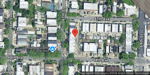 Aerial map of 47-09 67 STREET, Queens