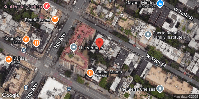Aerial map of 156 WEST 15 STREET, Manhattan