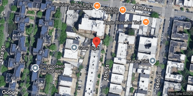Aerial map of 48-20 45 STREET, Queens