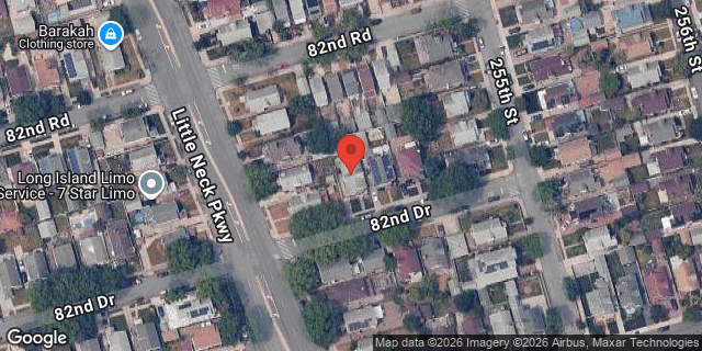 Aerial map of 254-11 82 DRIVE, Queens