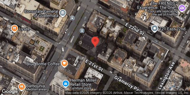 Aerial map of 277 PARK AVENUE SOUTH, Manhattan