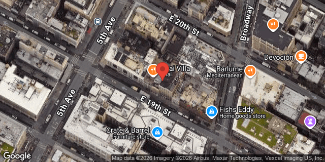 Aerial map of 7 EAST 19 STREET, Manhattan