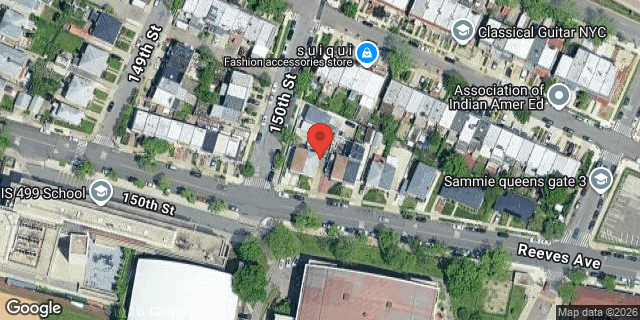 Aerial map of 150-05 REEVES AVENUE, Queens