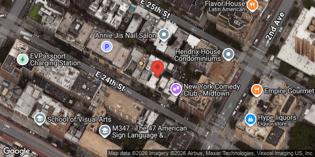 Aerial map of 235 EAST 24 STREET, Manhattan