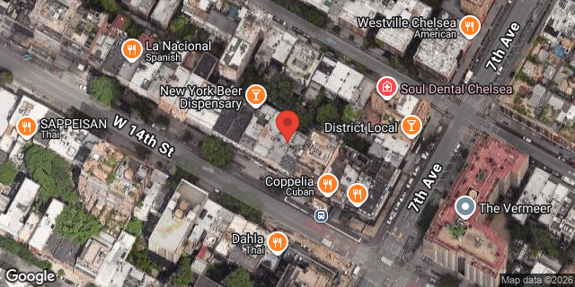 Aerial map of 215 WEST 14 STREET, Manhattan
