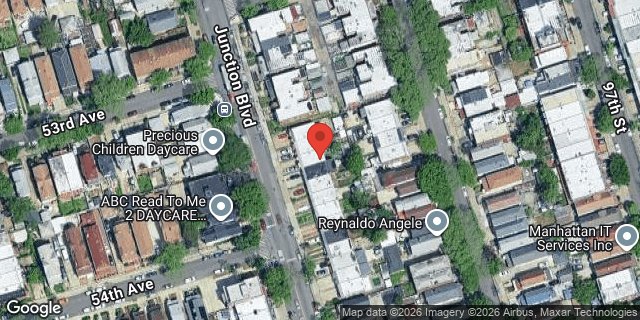 Aerial map of 53-25 JUNCTION BOULEVARD, Queens
