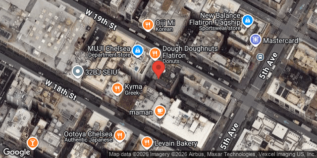 Aerial map of 12 WEST 19 STREET, Manhattan