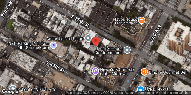 Aerial map of 234 EAST 25 STREET, Manhattan