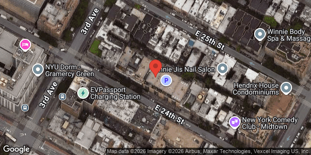 Aerial map of 205 EAST 24 STREET, Manhattan