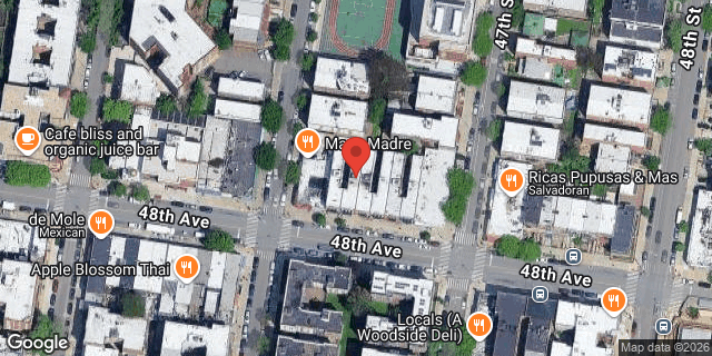 Aerial map of 46-07 48 AVENUE, Queens