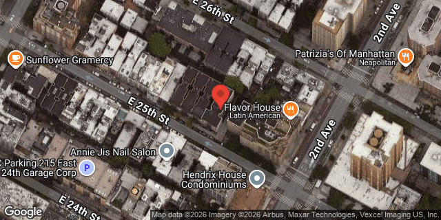 Aerial map of 235 EAST 25 STREET, Manhattan