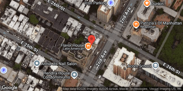 Aerial map of 453 2 AVENUE, Manhattan