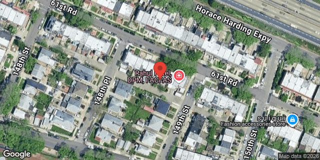 Aerial map of 148-40 61 ROAD, Queens