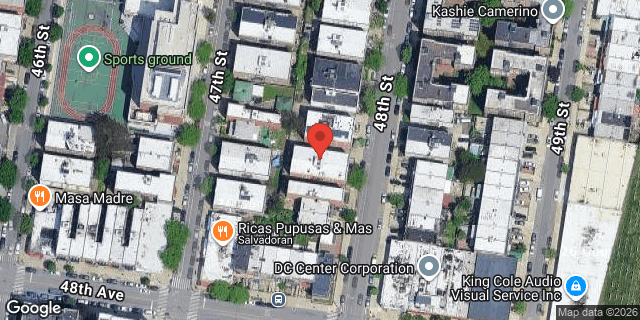 Aerial map of 47-40 48 STREET, Queens