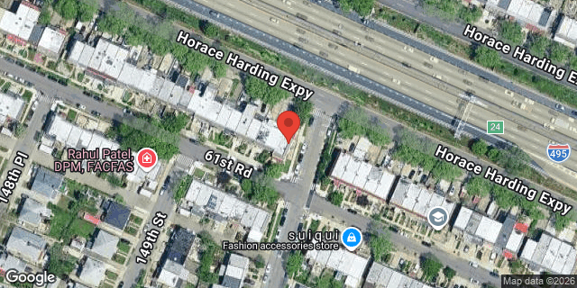Aerial map of 149-13 61 ROAD, Queens