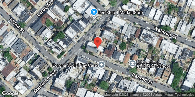 Aerial map of 102-16 MARTENSE AVENUE, Queens