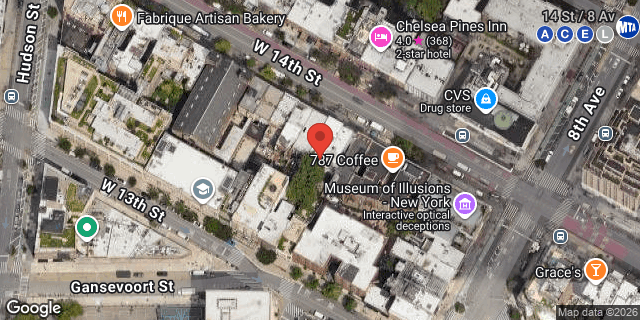 Aerial map of 318 WEST 14 STREET, Manhattan