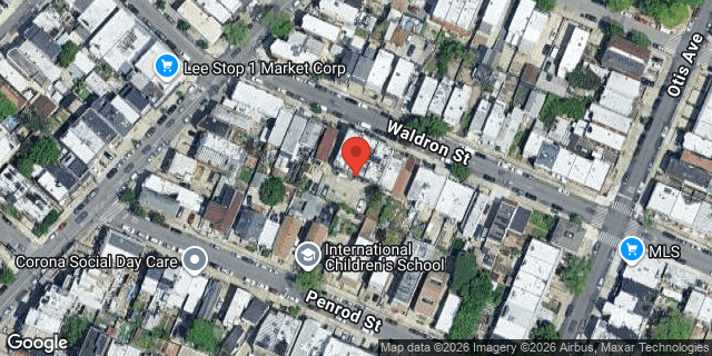 Aerial map of 56-20 WALDRON STREET, Queens