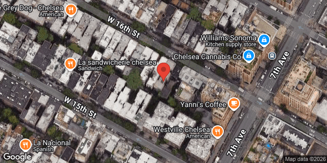 Aerial map of 214 WEST 16 STREET, Manhattan