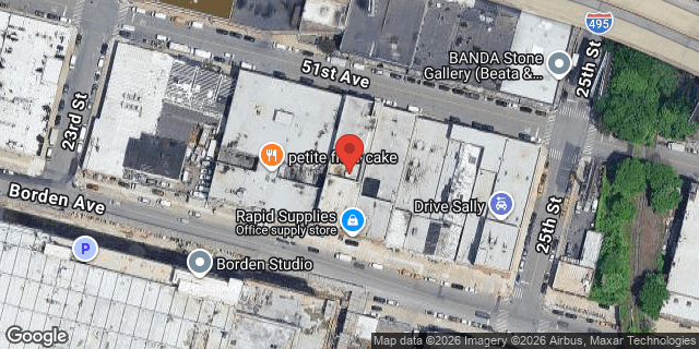 Aerial map of 23-37 BORDEN AVENUE, Queens