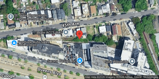 Aerial map of 70-56 45 AVENUE, Queens