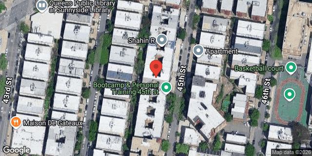 Aerial map of 47-32 45 STREET, Queens
