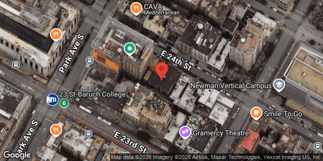 Aerial map of 124 EAST 24 STREET, Manhattan