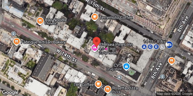 Aerial map of 317 WEST 14 STREET, Manhattan