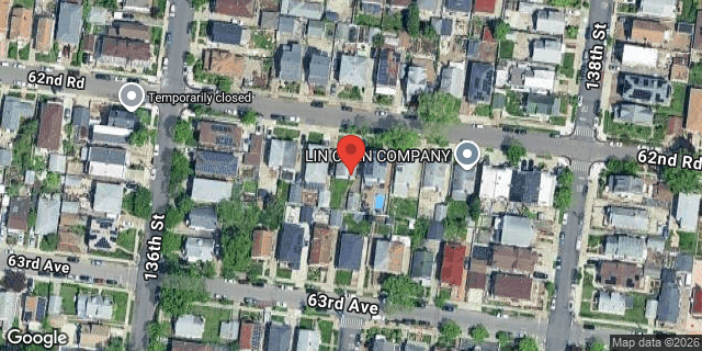 Aerial map of 136-22 62 ROAD, Queens