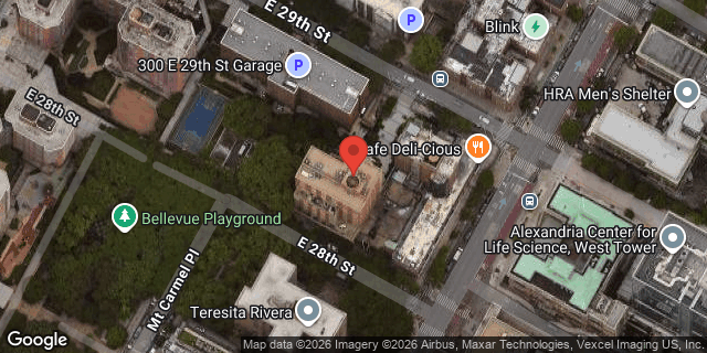 Aerial map of 339 EAST 28 STREET, Manhattan