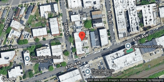 Aerial map of 45-25 79 STREET, Queens