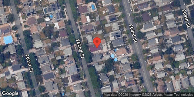 Aerial map of 82-35 262 STREET, Queens