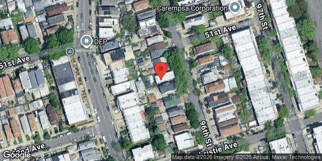 Aerial map of 50-40 96 STREET, Queens