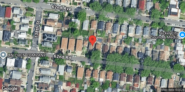 Aerial map of 138-29 62 ROAD, Queens