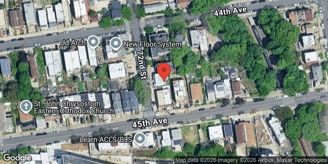 Aerial map of 44-15 72 STREET, Queens