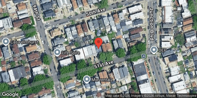 Aerial map of 94-19 51 AVENUE, Queens