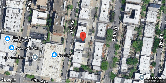 Aerial map of 47-35 38 STREET, Queens