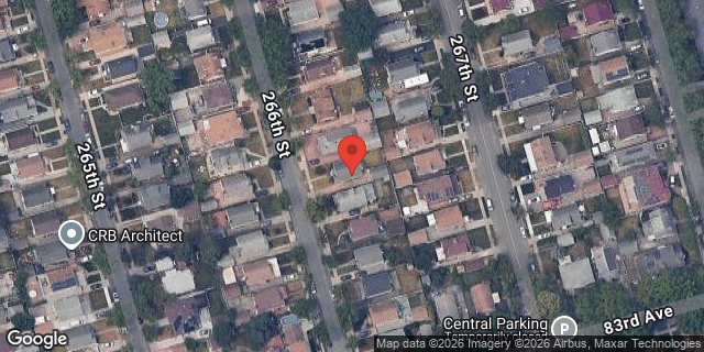 Aerial map of 82-45 266 STREET, Queens