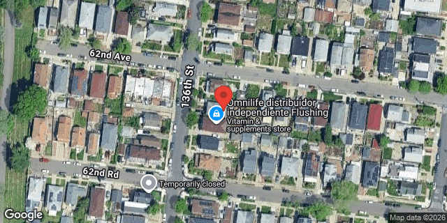 Aerial map of 62-07 136 STREET, Queens