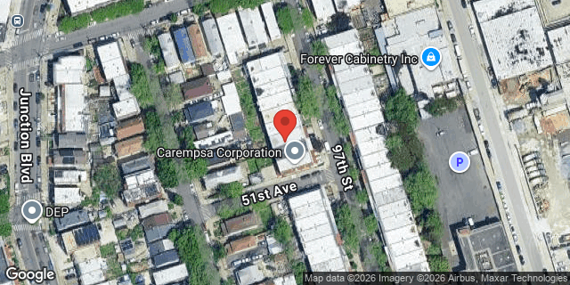 Aerial map of 50-26 97 STREET, Queens