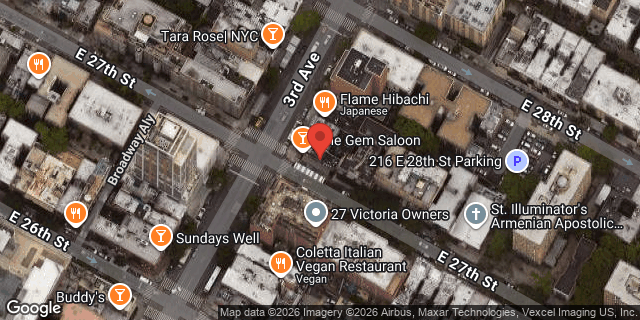 Aerial map of 375 3 AVENUE, Manhattan