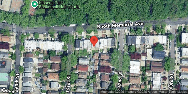 Aerial map of 161-10 BOOTH MEMORIAL AVE, Queens