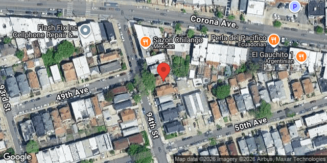 Aerial map of 49-01 94 STREET, Queens