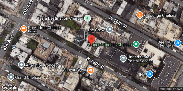 Aerial map of 235 WEST 18 STREET, Manhattan