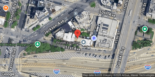 Aerial map of 10-33 51 AVENUE, Queens