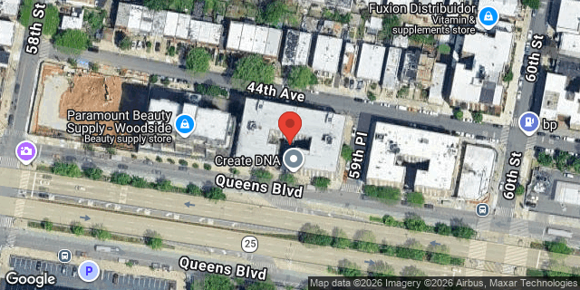 Aerial map of 59-11 QUEENS BOULEVARD, Queens