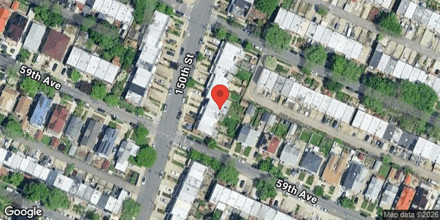 Aerial map of 58-41 150 STREET, Queens