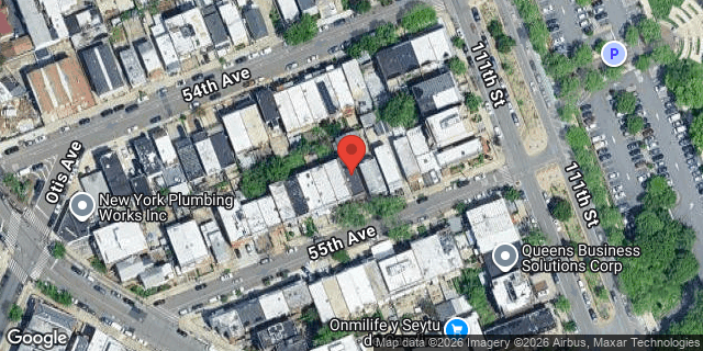 Aerial map of 110-31 55 AVENUE, Queens